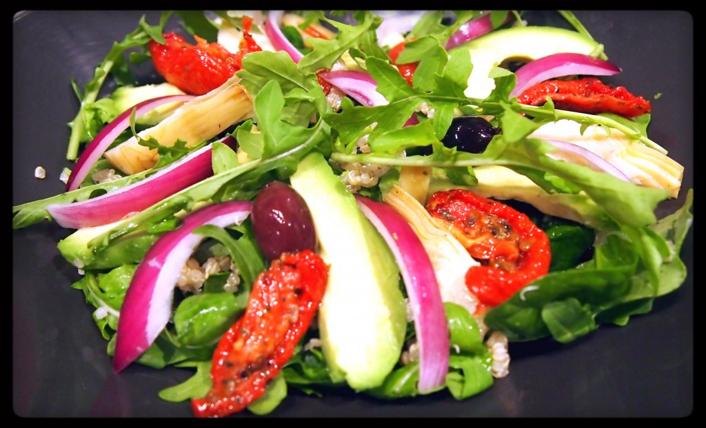 Vegan MoFo Antipasto & Quinoa Salad Vegan Sparkles with Rebecca Weller