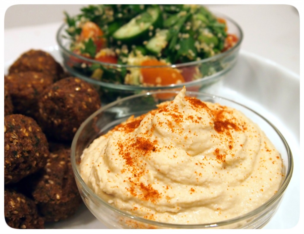 Egyptian Mezze Platter Hummus Vegan Sparkles with Rebecca Weller