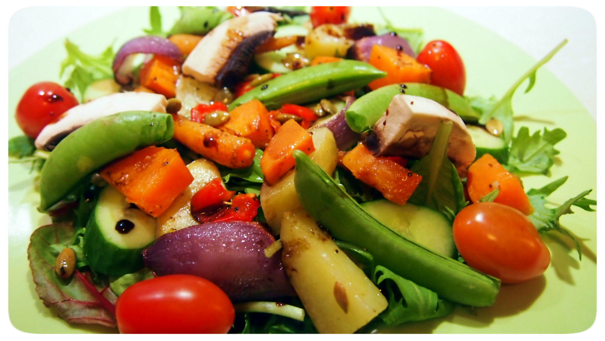 Farmers Market Roast Veg Salad